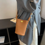 Women's Retro Bucket Shoulder Bag All-match Handbag