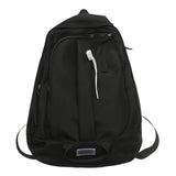 Women's Solid Backpack Multi-pocket Casual Travel Bag for Teenage Girl Boys