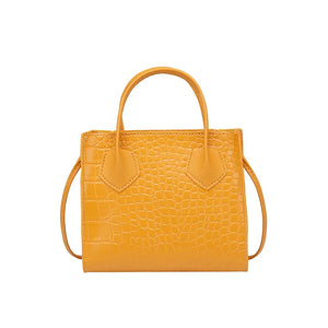 Women's Crocodile Pattern Crossbody Bag PU Leather Shoulder Tote