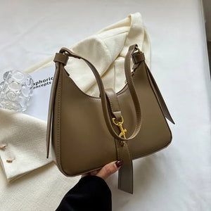 Small Leather Crossbody Bag for Women, Single Shoulder Handbag