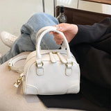 Women's Leather Messenger Bag Crossbody Tote Handbag