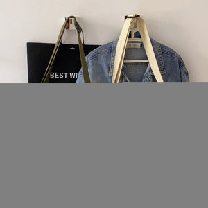 Canvas Shoulder Bag Casual Messenger Bag for Women