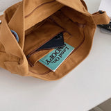 Canvas Shoulder Bag Casual Messenger Bag for Women
