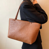 Women's Large Capacity Tote Handbag - Casual Shoulder Bag