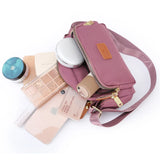 Women's Messenger Mommy Shoulder Bag Polyester Cosmetic Bag
