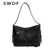 Autumn Winter Ladies Shoulder Bag 2 Piece Set Casual Large Shopping Bag