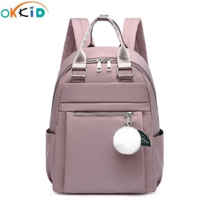 Women's Waterproof Nylon Backpack for Travel