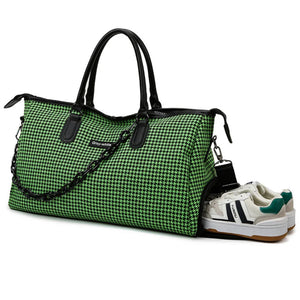 Large Capacity Travel Bag Tote Knit Fabric Backpack