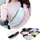 Pink Laser Holographic Waist Bag for Women Fanny Pack