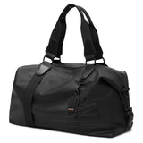 Large Capacity PU Leather Travel Bag Gym Handbag