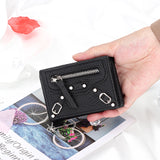 10 Colors 100% Leather Short Wallet Women's Full Leather Mini Wallet