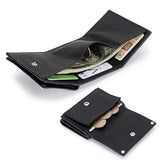 10 Colors 100% Leather Short Wallet Women's Full Leather Mini Wallet