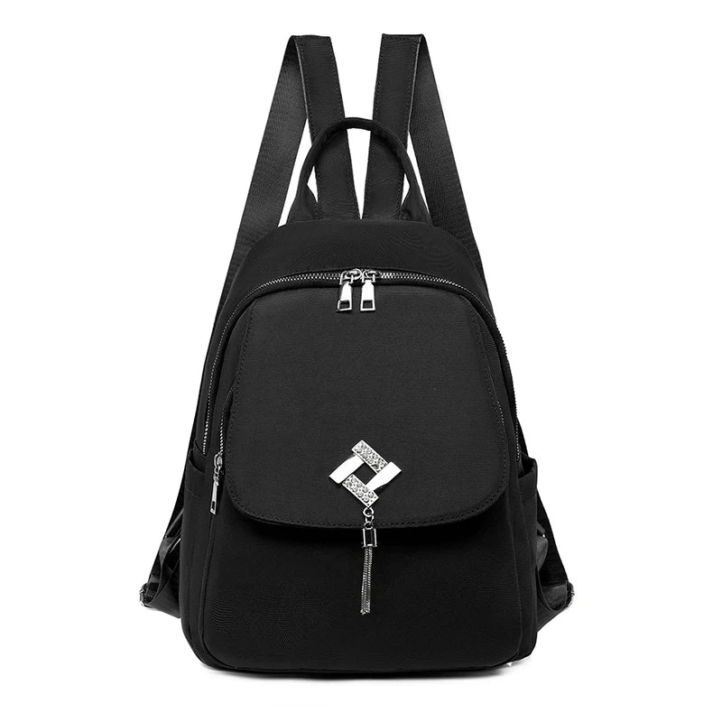 Waterproof Leather Backpack Small Shoulder Bag for Women