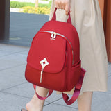 Waterproof Leather Backpack Small Shoulder Bag for Women