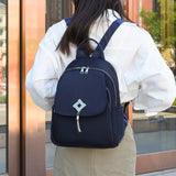 Waterproof Leather Backpack Small Shoulder Bag for Women