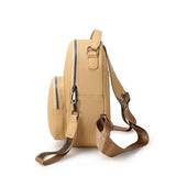 Mini PU Leather Backpack Women Multifunctional Messenger Bag