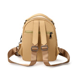 Mini PU Leather Backpack Women Multifunctional Messenger Bag