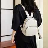Mini PU Leather Backpack Women Multifunctional Messenger Bag
