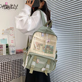 Mesh Backpack Soft Girl School Bag