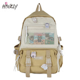 Mesh Backpack Soft Girl School Bag