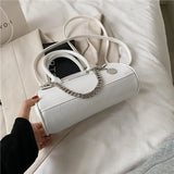 Women's Saddle Bag PU Long Shoulder Strap Girls Shopping Storage Bag