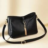 Women's Shoulder Bag Soft Leather Tassel Handbag