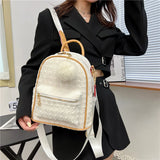 Stylish Mini Ladies Backpack with Hair Ball