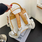 Stylish Mini Ladies Backpack with Hair Ball