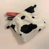 Leopard Printed Plush Crossbody Bag for Women Girl