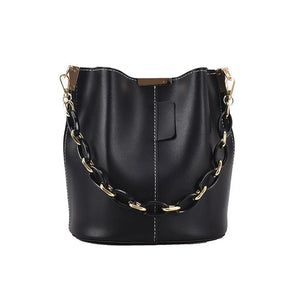 Oval Chain Handbag Bucket Bag Shoulder Diagonal Bag