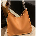 Large-Capacity Retro Women's Underarm Chain Shoulder Tote Bag