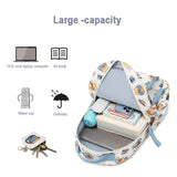 Waterproof Lightweight Schoolbag for Girls Cat Book Bag Student Backpack