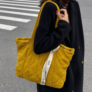 Winter Down Space Tote Bag Shoulder Female Bag