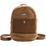 Winter Warmth Plush Tote Bag Small Handbags Shoulder Messenger Bag