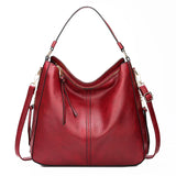 Women PU Leather Handbag Shoulder Crossbody Bag Casual Totes Messenger Bag