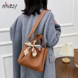 DIY Woven Bag Western Style Ribbon Messenger Bucket Bag