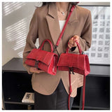 2023 Fashion Full Diamond Handbag Hourglass Flap Shoulder Bag