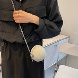 Green Ball Shape Handbag 2PCS/Set Purse Crossbody Bag For Women