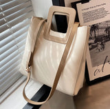 2023 Retro Tote Bag High Ladies Casual Handbag Large Capacity Messenger Small Sq