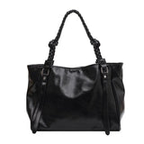 2023 Women's Leather Shoulder Bag Large Capacity Tote Messenger Bag