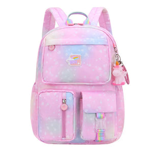 Waterproof Princess Girl Backpack School Bags for Students Big Capacity