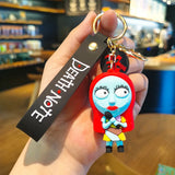 Nightmare Before Christmas Keychains Jack Sally Halloween Silicone Handbag Acces