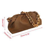 CA Women's Dumpling Bag Shoulder Handbag Cloud Crossbody Chain Pouch