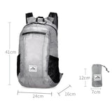 20L Lightweight Foldable Waterproof Backpack for Travel Hiking