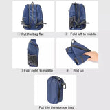 20L Foldable Waterproof Backpack Men Outdoor Travel Bags Camping Lightweight