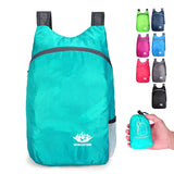 20L Foldable Backpack Lightweight Waterproof Travel Bag for Men Women