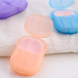 20PCS Disposable Soap Paper Hand Bath Clean Scented Slice Sheets Mini Paper Soap