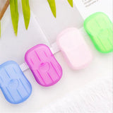 20PCS Disposable Soap Paper Hand Bath Clean Scented Slice Sheets Mini Paper Soap