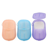 20PCS Disposable Soap Paper Hand Bath Clean Scented Slice Sheets Mini Paper Soap