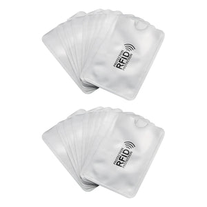 20Pcs Aluminum Foil RFID Shielding Bag NFC Credit Card Protector